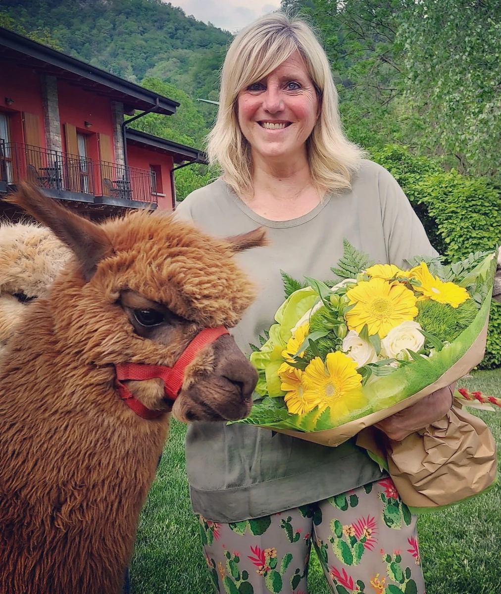 Alpaca e lama alla Scuderia della Valle nella Valle Imagna